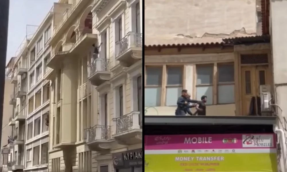 Ομόνοια: Βίντεο-ντοκουμέντο με "κινηματογραφική" καταδίωξη άντρα που έκλεβε χαλκό